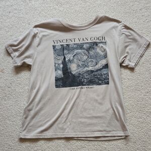 Mighty Fine Beige Graphic T-Shirt